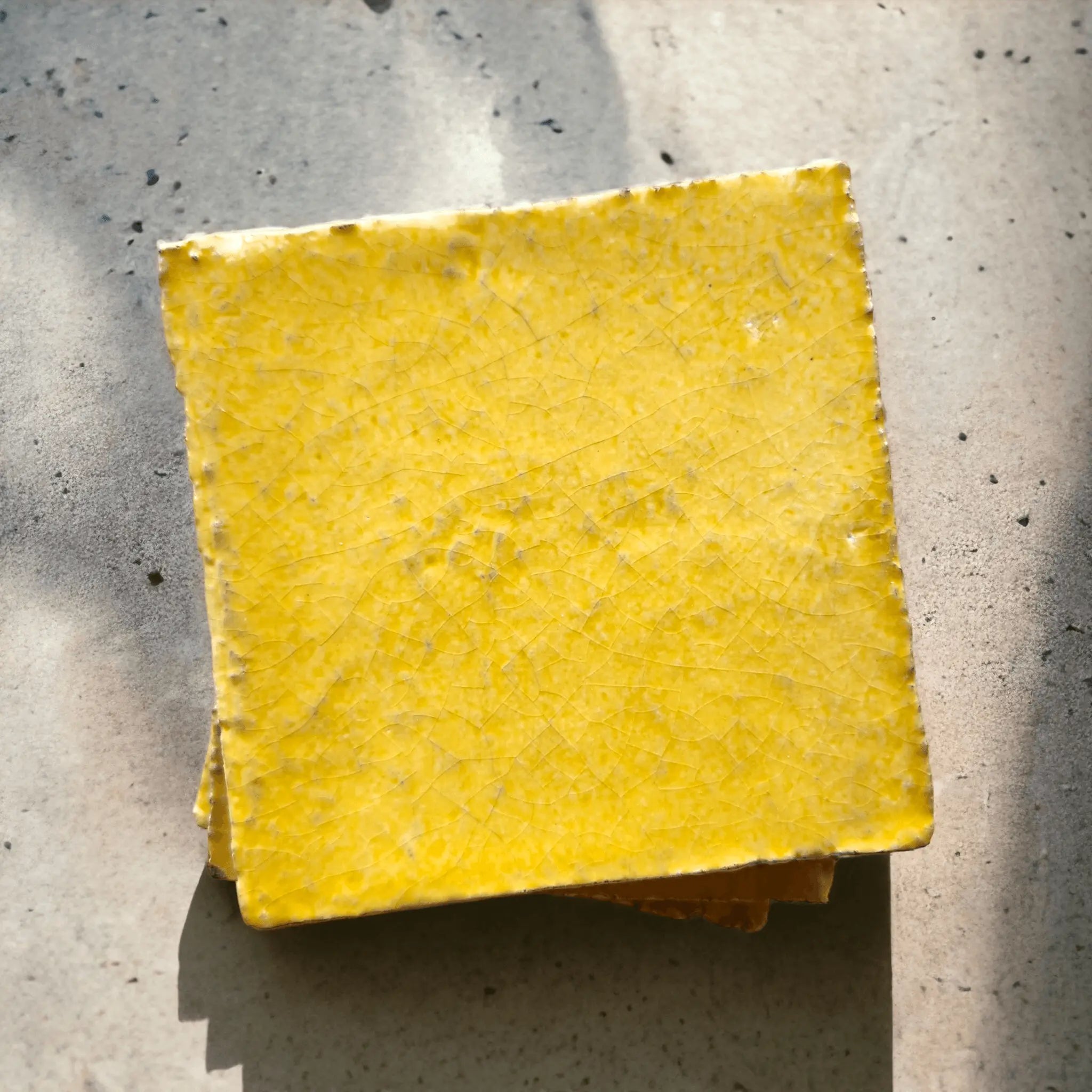 Yellow Craquelé 4 x 4" SoukiTile
