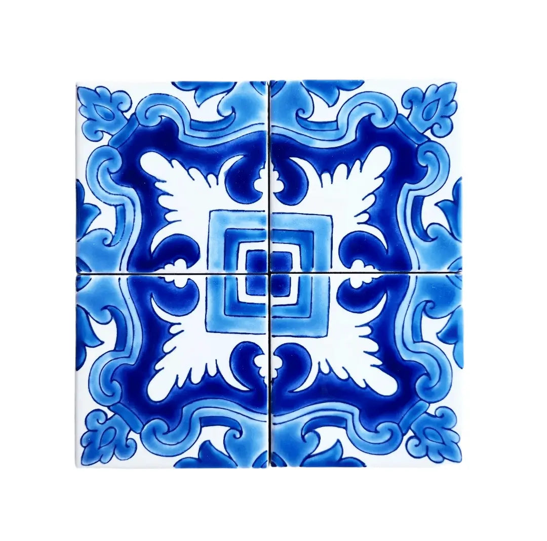 El Paso Blue 4"x4" SoukiTile
