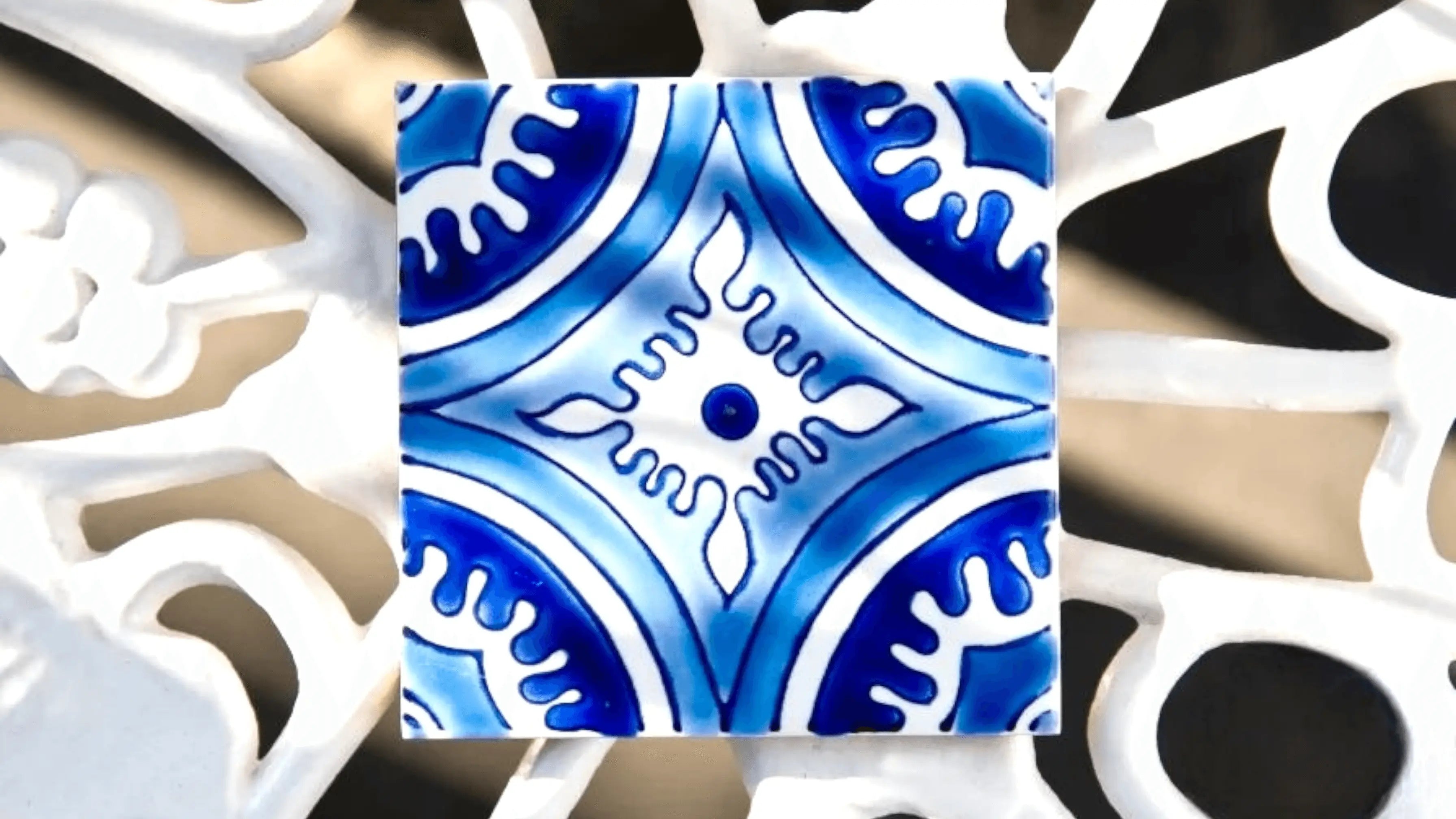 Santa Fe Blue 4"x4" SoukiTile