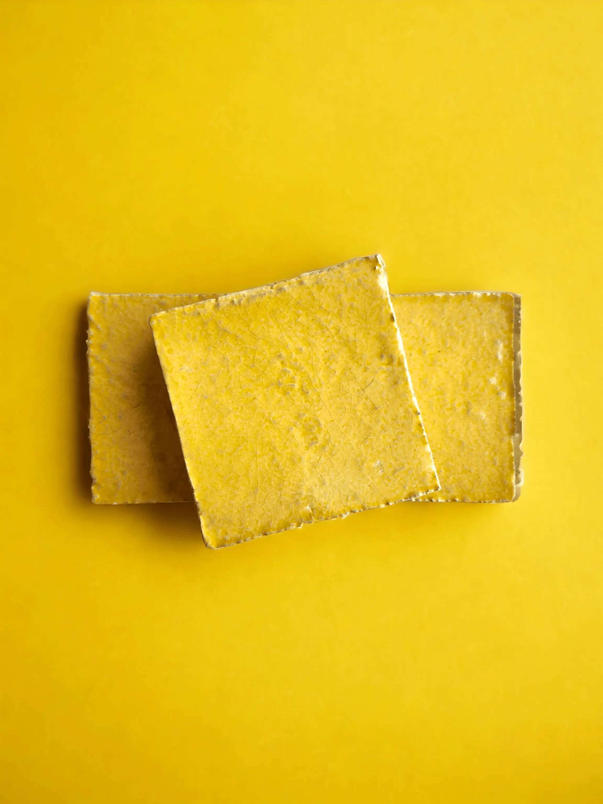 Yellow Craquelé 4 x 4" SoukiTile