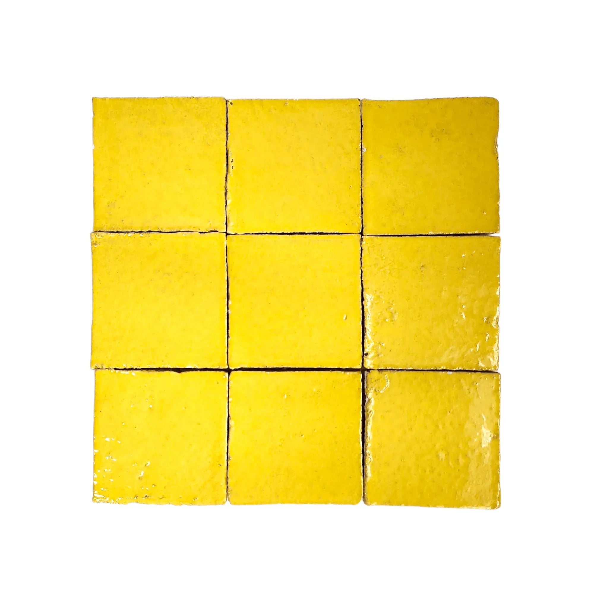 Yellow Craquelé 4 x 4" SoukiTile