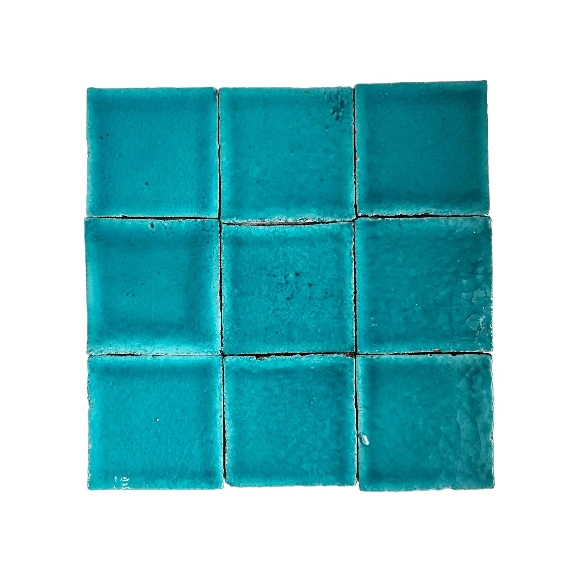 Aqua Craquelé 4 x 4" SoukiTile