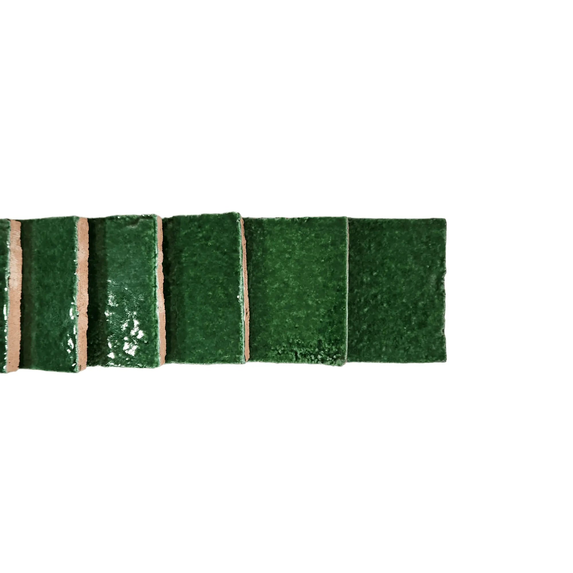 Artisanal Green Craquelé 4 x 4" SoukiTile