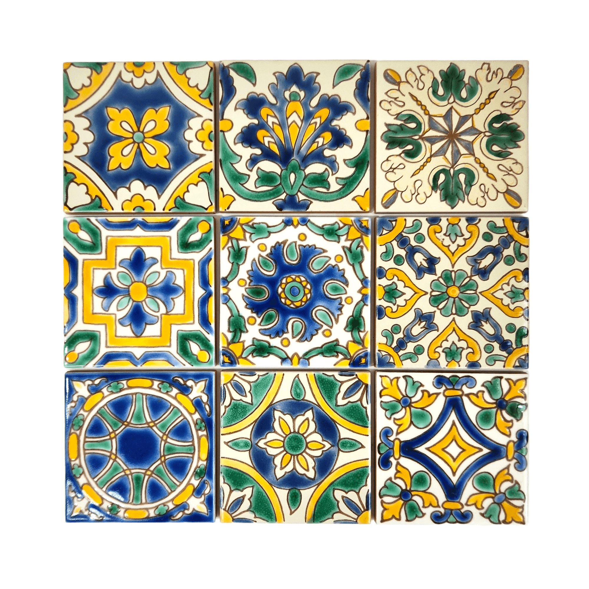 Patchwork Tunisian Collection 4"x4"