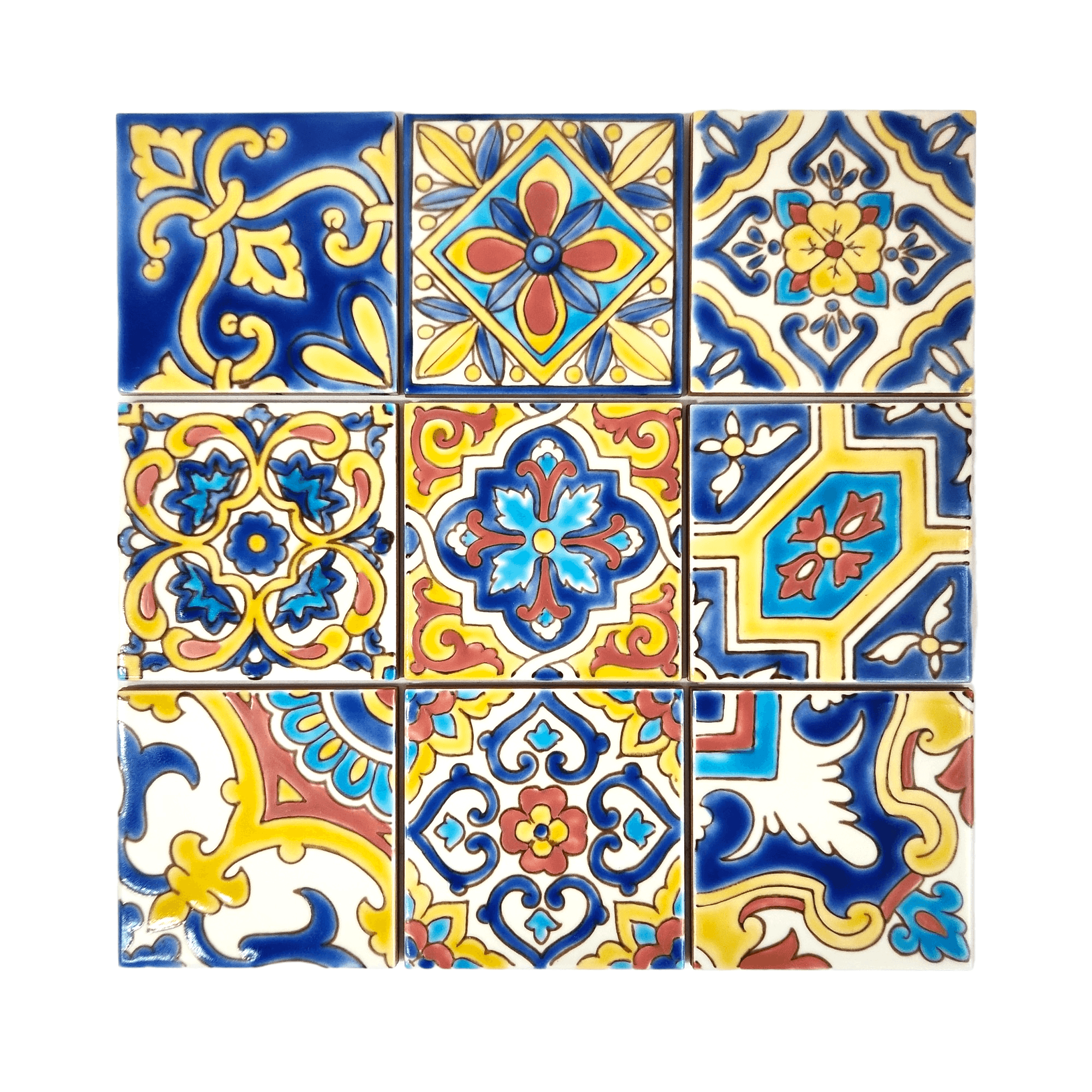 Patchwork Mexican Yellow 4"x4"
