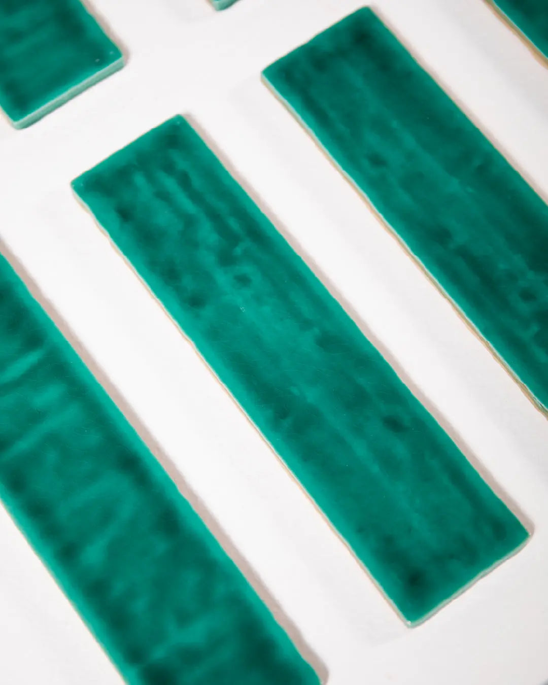 Forest Green - Crackled 10" x 2.5" SoukiTile