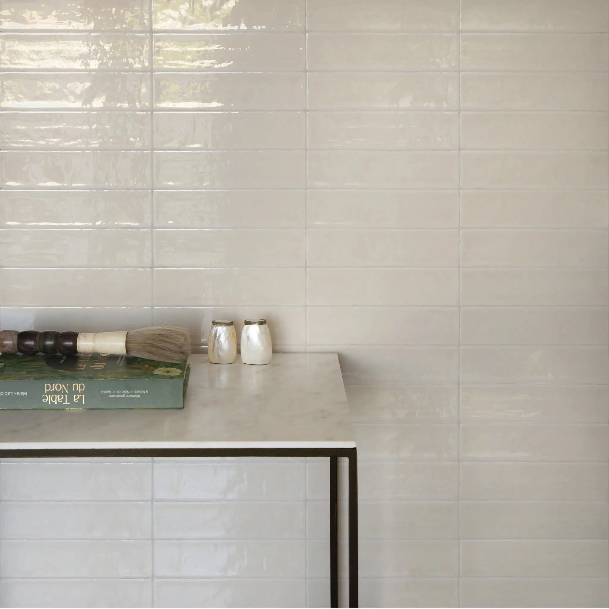 Blanc d'Espagne 10" x 2.5" SoukiTile