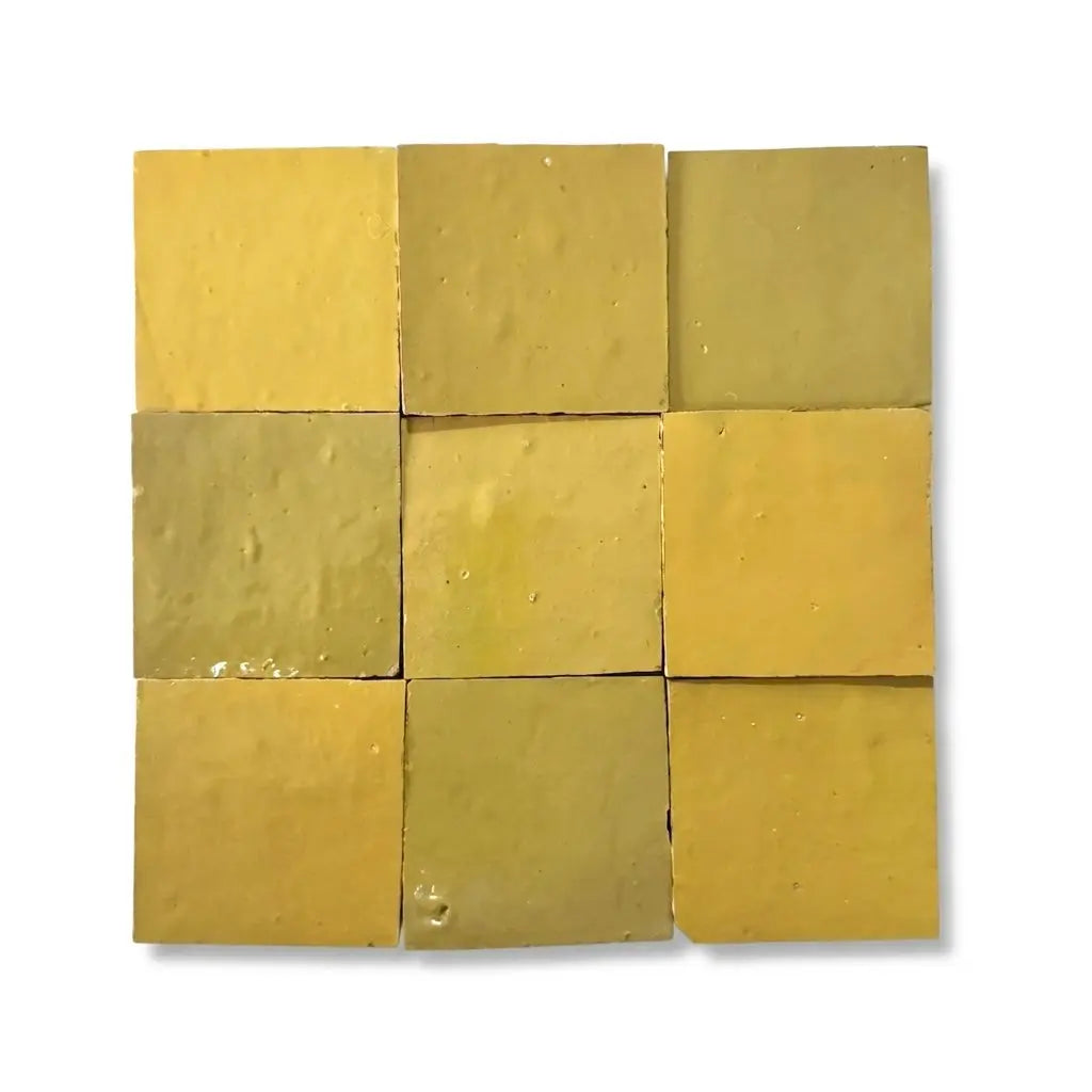 Yellow Mustard 4 x 4" SoukiTile
