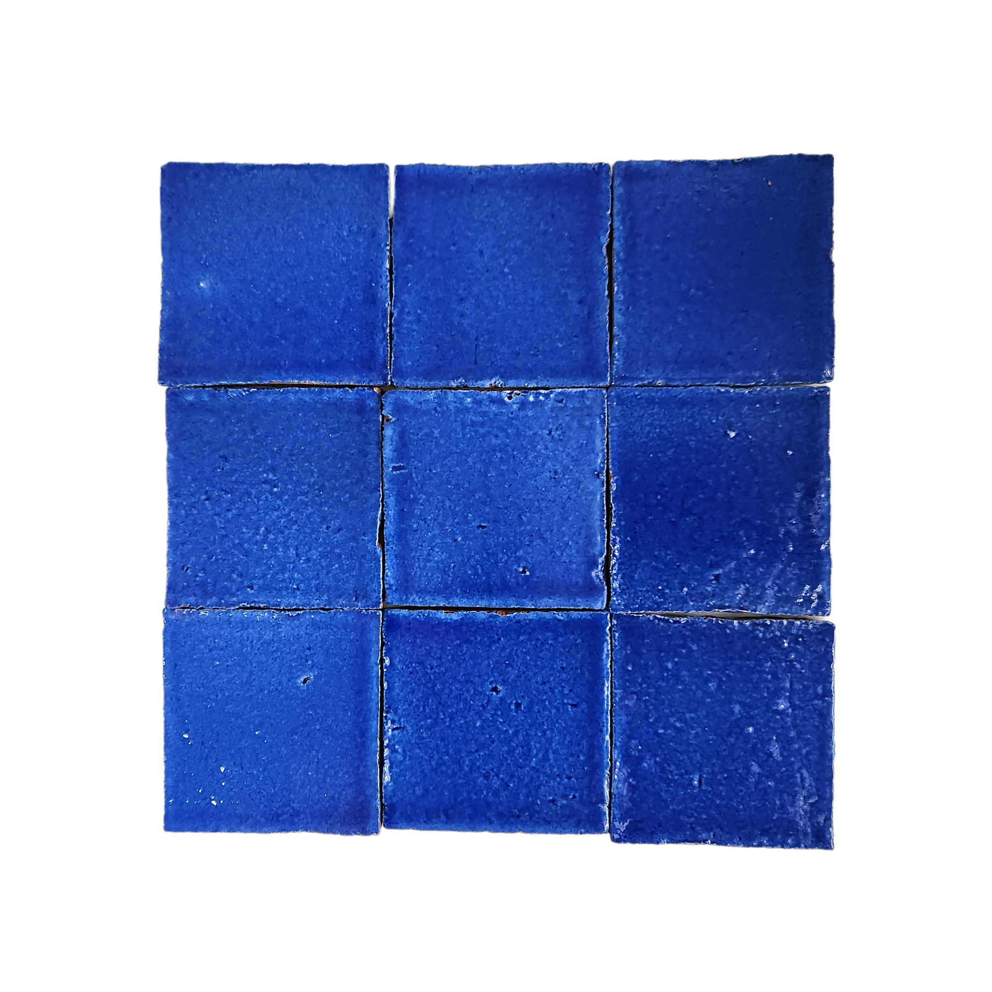 Royal Blue Craquelé 4 x 4"